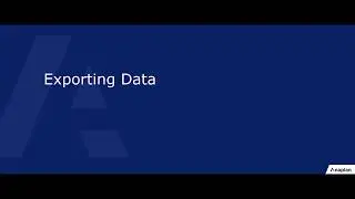Exporting Data