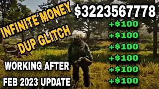 RDR 2 ONLINE ( INFINITE MONEY DUPLICATE GLITCH ) AFTER FEBRUARY 2023 UPDATE | GUIDE