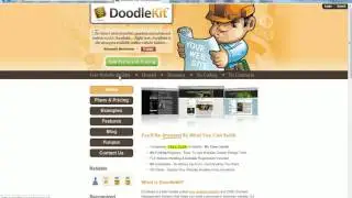 Cum va puteti creea un site cu Doodlekit!