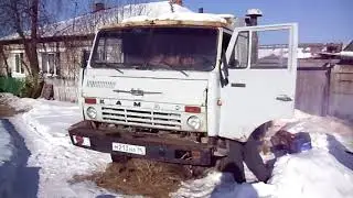 Камаз 5320 пытаемся уехать