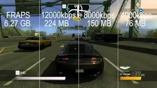 FRAPS vs Bitrate - [ MSI Radeon HD 6850 (1024mb) / i5 2500 / 1080p ]