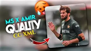 Alight motion🔥Premium XML File Like Ms x Amir || HDR CC Cricket Vedio Editing