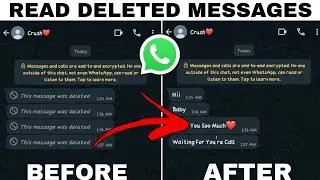 How To Read Deleted Messages On Whatsapp | Recover Deleted Message On WhatsApp | WhatsApp