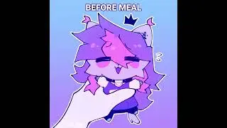 That stupid before meal after meal dog meme trend thing