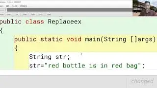 replace(),replaceAll() and replaceFirst() methods in java