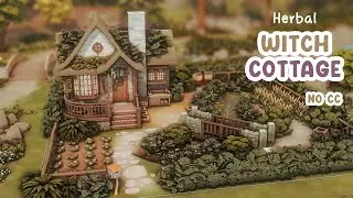 Herb Witch Cottage 🌿 Sims 4 Speed Build