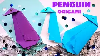 Origami Penguin easy 🐧 || Penguin Paper Craft