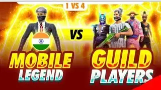 Free fire 1 vs 4 custom game play | Free Fire video | Free Fire headshot video | Garena Free Fire