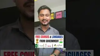 Free government courses in Excel,Python and Java