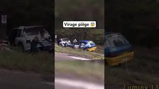 Les pilotes aident la voiture sortie juste après eux !!! C’était limite! #pourtoi rallye crashes