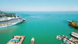 Drone flight over Puerto Plata