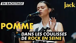 En backstage avec Pomme au festival Rock en Seine