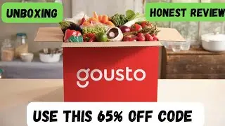 📦 GOUSTO is NOT WHAT I EXPECTED [REVIEW + UNBOXING WITH 65% OFF PROMO CODE]