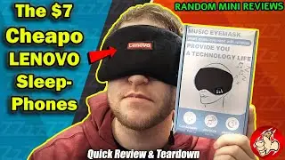 The $7 Lenovo Branded "SMART MUSIC EYEMASK" doesn't sound as horrible as you think...