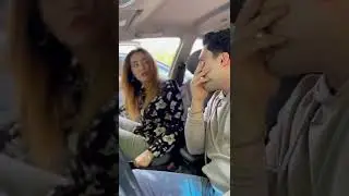 This has never happened before!!! He caught his wife in the car.