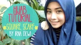 hijab tutorial #11 Easy Square ( jilbab paris )