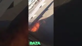 Двигатель самолёта загорелся в аэропорту Внуково во время взлёта