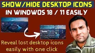 how to show windows 10 desktop icon | Restore desktop icons windows 11