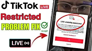 TikTok LIVE visibility restricted Problem fix | TikTok live suspended Problem solution in 5 minutes 