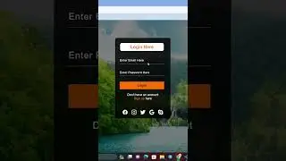 How To Create Login Form using HTML & CSS |With Source Code 