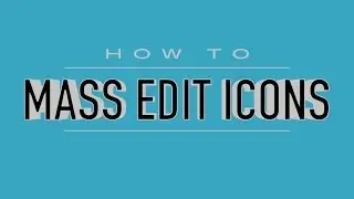 HOW TO: Mass save/edit icons in photoshop [cs6 version]
