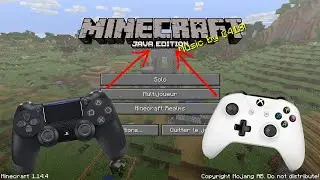 JOUER A MINECRAFT JAVA AVEC UNE MANETTE