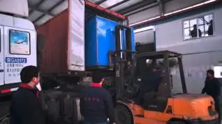 the process of loading machine