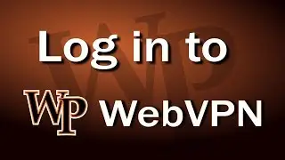 Log in to the WebVPN Service