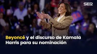 Kamala Harris acepta su nominación con "Freedom" de Beyoncé de fondo