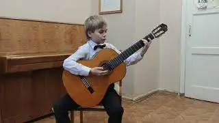 Зленко Макар, 8 лет. 1) Ф. Сор - Этюд №5, ор. 31. 2) Ф. Карулли -- Прелюд.