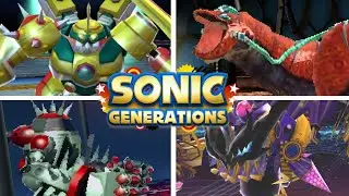 SONIC GENERATIONS 3DS -  All Bosses