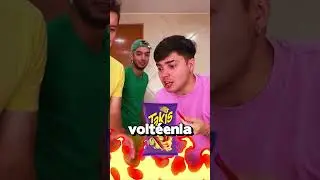 GIRA LA BOTELLA Y COMES TAKIS SÚPER PICANTES !!