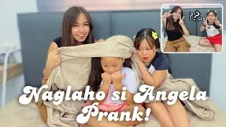 INVISIBLE MAGIC TRICK 'PRANK' KAY ANGELA | NANIWALA SIYA HAHA!