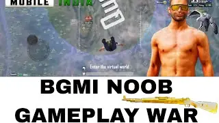 BGMI NOOB GAMEPLAY IN WAR FAST BGMI VIDEO NOOB PLAYER GURU HACKING