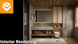 Enscape 4 For SketchUp | 054 Easily Realistic Interior Soft Shadow Rendering Bathroom