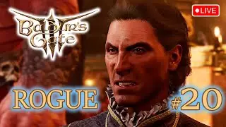 HELL and RAPHAEL Boss Fight – BALDUR’S GATE 3 Rogue Thief Stealthy Gameplay Walkthrough Live #20