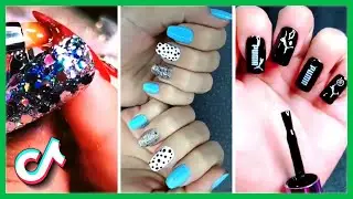 Best TikTok Nail Art Tutorials and Hacks Easy DIY Nails TikTok Compilation