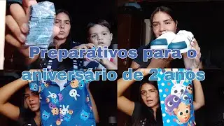 Preparativos para o aniversário do Bernardo! #1° #bolofofos #2aninhos