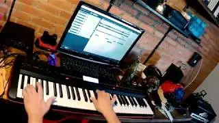 Vesperaseth. Gravação dos Teclados