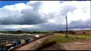 Track Laying Train At Work On Airdrie - Bathgate Line