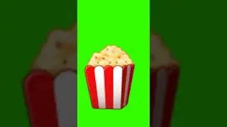 Popcorn green screen no copyright 