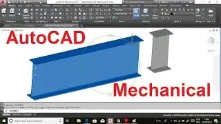 AutoCAD Mechanical Tutorial! Aprenda! Learn (for Beginners)!