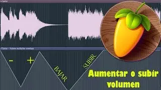 Subir o bajar VOLUMEN a una pista TRACK en FL STUDIO