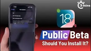 iOS 18 Public Beta 🔥 Bugs and Fixes | 3 Mins