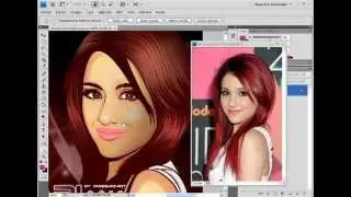 Ariana Grande - Vector ART Photoshop