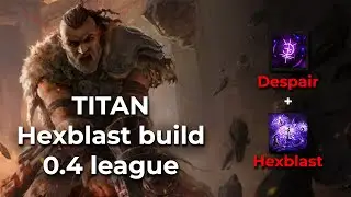 Titan Hexblast build Showcase Path of Exile 2 0.4 league | Trial of Sekhemas