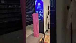 LED indoor screen p3 in the Levis brand store in Ring Mall - Sofia - Bulgaria.