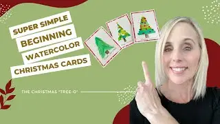 Super Simple Watercolor Cards for Christmas