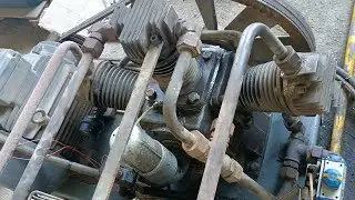 air compressor high pressure booster assembly