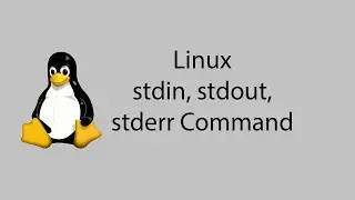 Learn Linux #22 - stdin, stdout, stderr Command